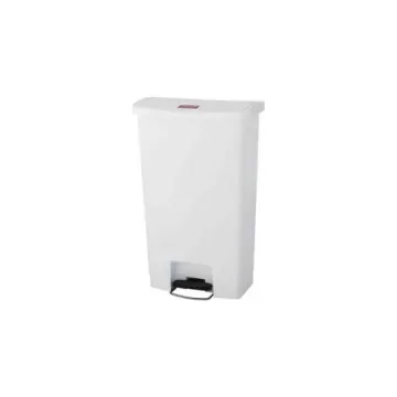 Rubbermaid Commercial Products Slim Jim 68L White Pedal Waste Bin - 1883559 product image