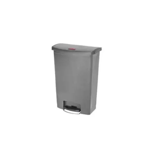 Rubbermaid Commercial Products Slim Jim 90L Grey Pedal Waste Bin - 1883606 product image