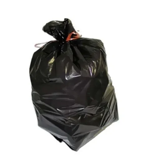 TAP France Black Low Density Polyethylene Bin Bag, 110L Capacity, 35 µ Thickness, 200 per Package - 03287 product image