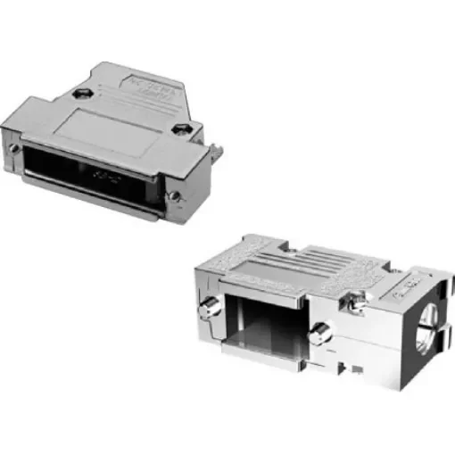 Omron XM2S Series Right Angle D Sub Backshell, 9 Way, Strain Relief - XM2S-0922 product image