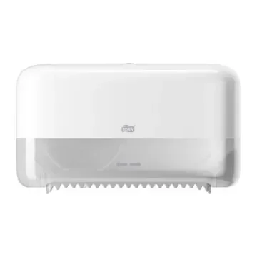 Tork White Plastic Toilet Roll Dispenser, 218mm x 140mm x 370mm - 558040 product image
