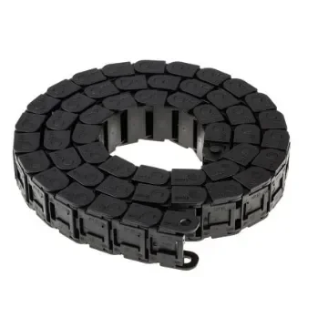 Igus 7, e-chain Black Cable Chain - Flexible Slot, W27 mm x D15mm, L1m, 38 mm Min. Bend Radius, Igumid G - 07.20.038.0 product image