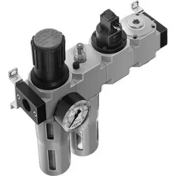 Festo D Filter Regulator, 40µm, G 1/4, Manual, 185829 - FRC-1/4-D-MINI-KE product image
