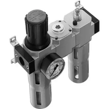 Festo D Filter Regulator, 40µm, G 1/4, Automatic, 185794 - FRC-1/4-D-MINI-KA-A product image