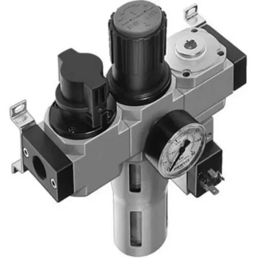 Festo D Filter Regulator, 40µm, G 1/8, Manual, 185767 - LFR-1/8-D-MINI-KF product image