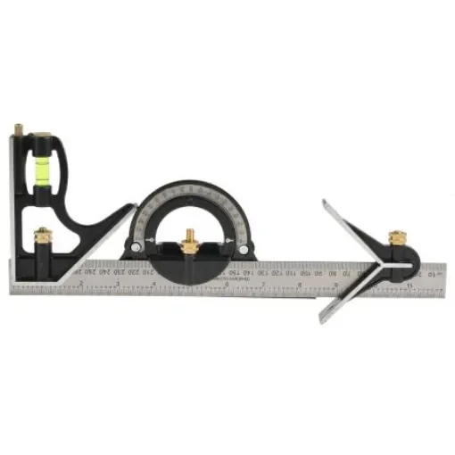 Fisher 12 in, 305mm Combination Square Set, Steel - FB33RS product image