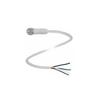 Pepperl + Fuchs Straight 4 way M12 to Unterminated Sensor Actuator Cable, 10m - V1-GV4A-10M-PP-W1 product image