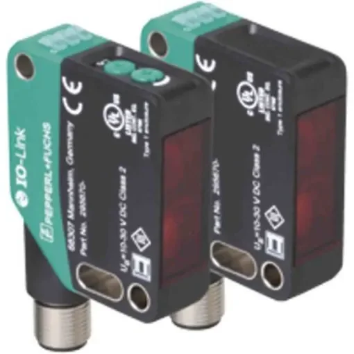 Pepperl + Fuchs Through Beam Photoelectric Sensor, Block Sensor, 40 m Detection Range - OBE40M-R200-S2EP-IO-V1-L product image