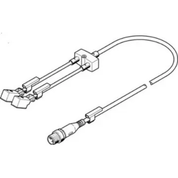 Festo Connector, NEDY-L2R1-V1-Z4W2Z-U-0.3L-M12G4-2.5R Series product image