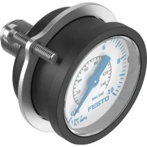 Festo Analogue Pressure Gauge 16bar Back Entry - FMA-50-16-1/4-EN product image