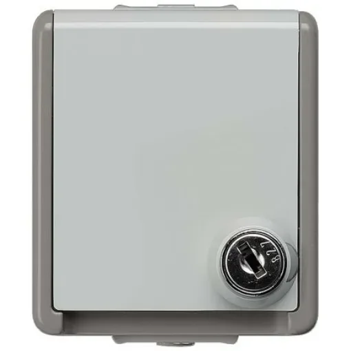 Siemens DELTA Gray 1 Gang Plug Socket, 16A - 5UB4715 product image