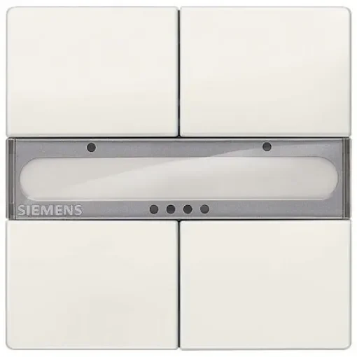 Siemens White Push Button Light Switch, 4 Way, GAMMA - 5WG1286-2DB12 product image