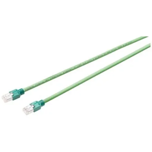 Siemens6XV1850, 6m Cat5, Green RJ45 to Male RJ45 Male, Terminated PVC Sheath - 6XV1850-2GH60 product image