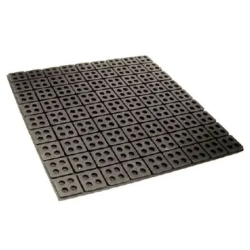 RS PRO 305mm Anti-Vibration Pad Rubber +100°C -50°C 305 x 305mm 19mm - 2035158 product image