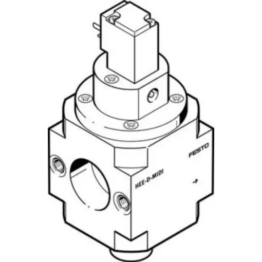 Festo 2/2 Closed, Monostable Pneumatic Manual Control Valve HEE Series, G 1/8, 1/8, 172957 - HEE-D-MINI-110 product image