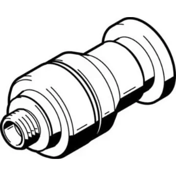 Festo CRQSL Series Elbow Threaded Adaptor, M5 Male to Push In 6 mm, Threaded Connection Style, 132328 - CRQS-M5-4-I product image