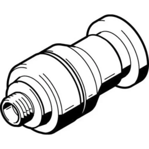 Festo CRQSL Series Elbow Threaded Adaptor, M5 Male to Push In 6 mm, Threaded Connection Style, 132328 - CRQS-M5-4-I product image