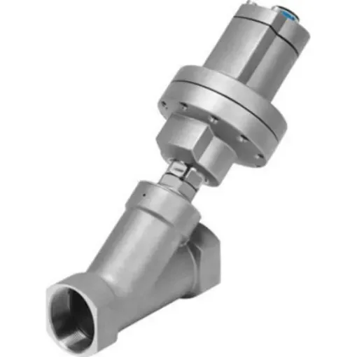 Festo Angle Seat type Pneumatic Actuated Valve, G 1/8in to G 1-1/4in, 25 bar - VZXA-B-TS6-32-M2-V13T-25-M-90-26-V4 product image