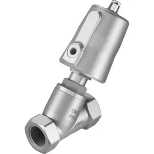 Festo Angle Seat type Pneumatic Actuated Valve, G 1/8in to NPT 1in, 16 bar - VZXF-L-M22C-M-A-N1-240-M1-V4B2T-50-16 product image