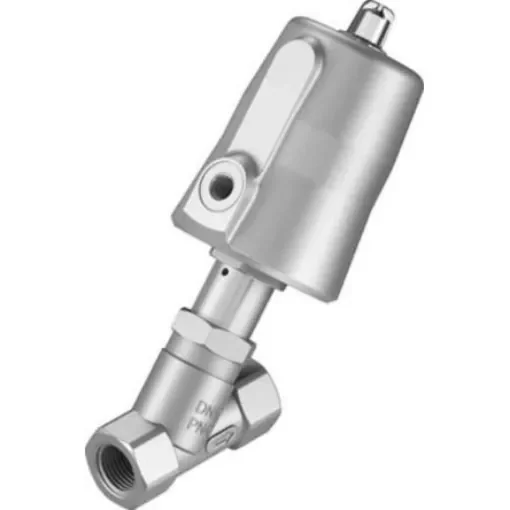 Festo Angle Seat type Pneumatic Actuated Valve, G 1/8in to NPT 1-1/2in, 40 bar - VZXF-L-M22C-M-B-N12-130-M1-V4V4T-50-40 product image