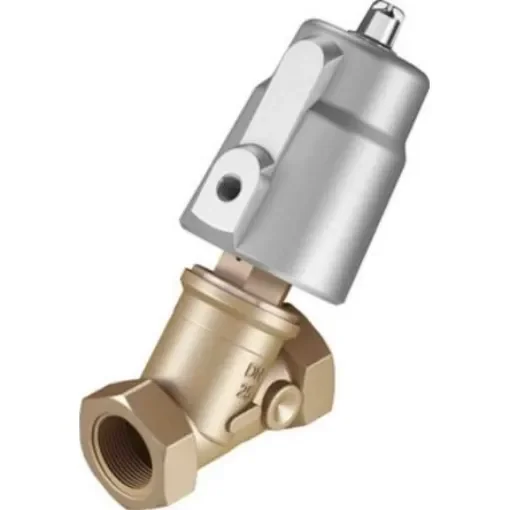 Festo Angle Seat type Pneumatic Actuated Valve, G 1/8in to G 1-1/2in, 10 bar - VZXF-L-M22C-M-A-G112-350-H3ALV-80-V product image