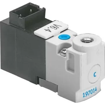 Festo 2/2 Closed, Monostable Pneumatic Solenoid/Pilot-Operated Control Valve - Electrical MHP1 Series, 197050 - MHP1-M1H-2/2G-M3-TC product image