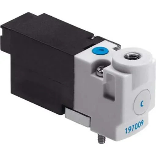 Festo 2/2 Closed, Monostable Pneumatic Solenoid/Pilot-Operated Control Valve - Electrical MHP1 Series, 197047 - MHP1-M1H-2/2G-M3-HC product image