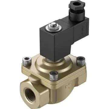 Festo 2/2 Closed, Monostable Pneumatic Solenoid/Pilot-Operated Control Valve - Electrical G 3/4 VZWF Series, 1492129 - VZWF-B-L-M22C-G34-275-E-1P4-6 product image