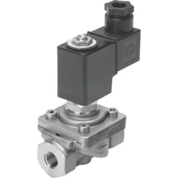 Festo 2/2 Closed, Monostable Pneumatic Solenoid/Pilot-Operated Control Valve - Electrical G 1/4 VZWF Series, 1492230 - VZWF-B-L-M22C-G14-135-E-2AP4-10-R1 product image