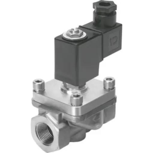 Festo 2/2 Closed, Monostable Pneumatic Solenoid/Pilot-Operated Control Valve - Electrical NPT 3/4 VZWF Series, 1492265 - VZWF-B-L-M22C-N34-275-2AP4-6-R1 product image
