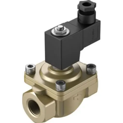 Festo 2/2 Closed, Monostable Pneumatic Solenoid/Pilot-Operated Control Valve - Electrical NPT 3/4 VZWF Series, 1492369 - VZWF-B-L-M22C-N34-275-E-3AP4-6 product image