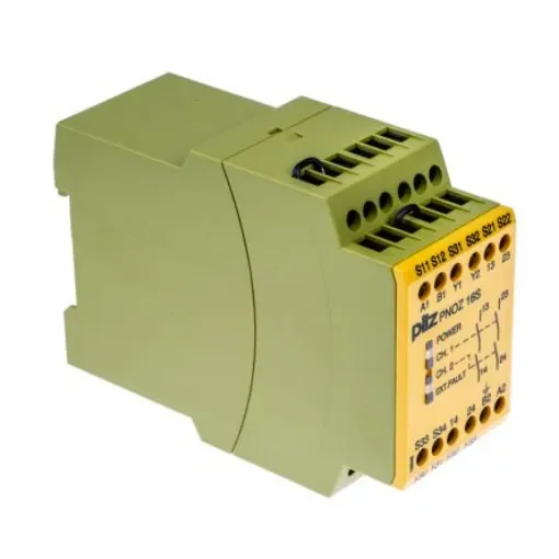 Pilz PNOZ X PNOZ 16S Emergency Stop Safety Relay, 24 V dc, 110V ac, Dual-Channel, 2 Safety Contacts - 774073 product image