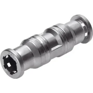 Festo CRQS Series Straight Tube-to-Tube Adaptor, Push In 12 mm to Push In 12 mm, Tube-to-Tube Connection Style, 130649 - CRQS-12 product image