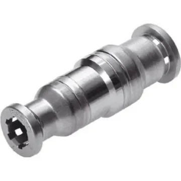 Festo CRQS Series Reducer Nipple, Push In 8 mm to Push In 6 mm, Tube-to-Tube Connection Style, 130652 - CRQS-8-6 product image