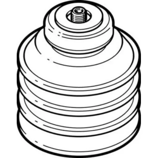 Festo 50mm Bellows Silicon Suction Cup ESS-50-CS product image