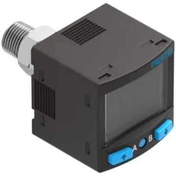 Festo Pressure Sensor 5bar, 30V dc, IP40 0bar - SPAN-V1R-R18M-PN-PN-L1 product image