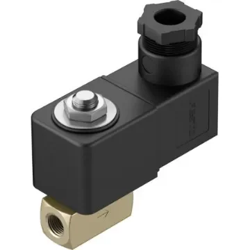 Festo 2/2 Closed, Monostable Solenoid Valve - Electrical G 1/8 VZWD Series, 1491839 - VZWD-L-M22C-M-G18-60-V-1P4-4 product image