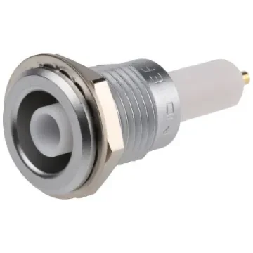 LEMO 1S Series, Jack Panel Mount Circular Coaxial Connector, Solder Termination, Straight Body - ERA.1S.405.CTL product image