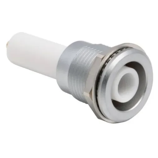 LEMO 2S Series, Jack Panel Mount Circular Coaxial Connector, Solder Termination, Straight Body - ERA.2S.408.TL product image
