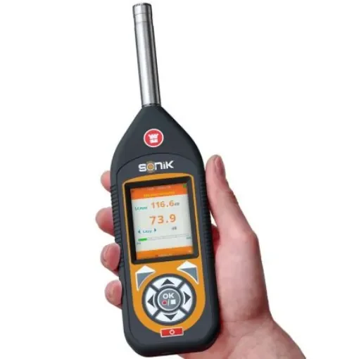 Castle Sonik GA142SE Class 1  Datalogging Sound Level Meter, 25dB to 140dB, 20kHz max - 01GA142SE product image