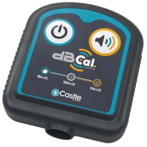 Castle 01GA611 Sound Level Calibrator, ±0.25 dB Accuracy, 94dB Output, 0.5in Microphone product image