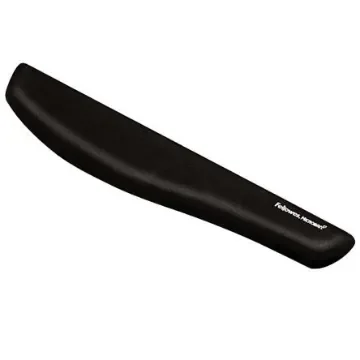 Fellowes Black Foam, Mesh Fabric, Plastic Wrist Rest 81 x 460.4 x 25.4mm 25.4mm Height - 9252103 product image