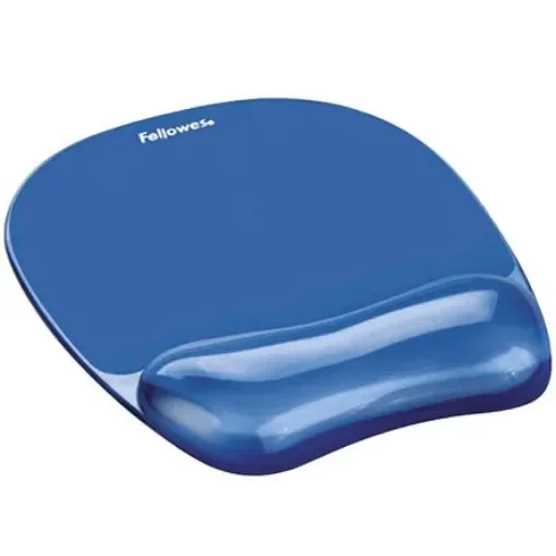 Fellowes Blue Gel Mouse Pad & Wrist Rest 230 x 202 x 15mm 15mm Height - 9114120 product image