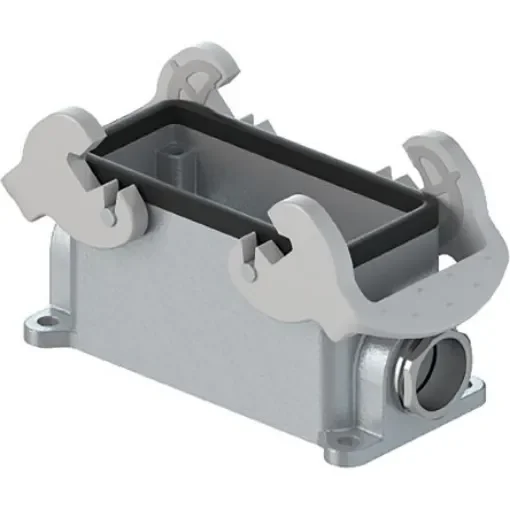 Wieland Bottom BAS GUT GC Heavy Duty Power Connector Housing, 24 Contacts, M25 Thread, Side Entry Revos BASIC Range - 70.331.2435.0 product image