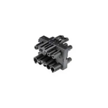 Wieland H-distributor, 5 Way, 20A, Female, GST18i5, Surface Mount, 250 V ac, 400 V ac - 92.050.6953.1 product image