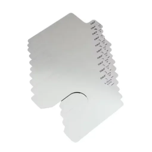 Grey Stainless Steel Pre-Cut Shim, 100mm x 100mm x 0.05mm - TMAS 100-005 product image