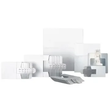 Grey Stainless Steel Pre-Cut Shim, 100mm x 100mm x 0.25mm - TMAS 100-025 product image