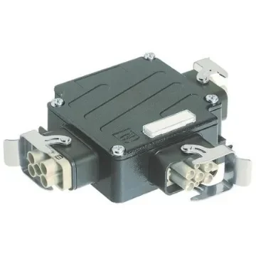 HARTING Energy Distributors, 6 Way, 40A, Han Power T, Bulkhead, 600 V - 09120084720 product image