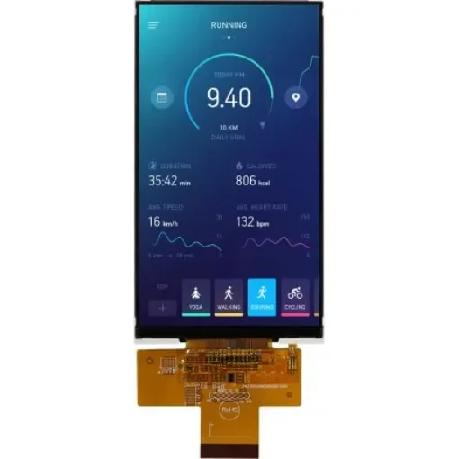 Midas MDT0500B1IH-MIPI TFT LCD Colour Display, 5 WXGA, 720 x 1280 product image