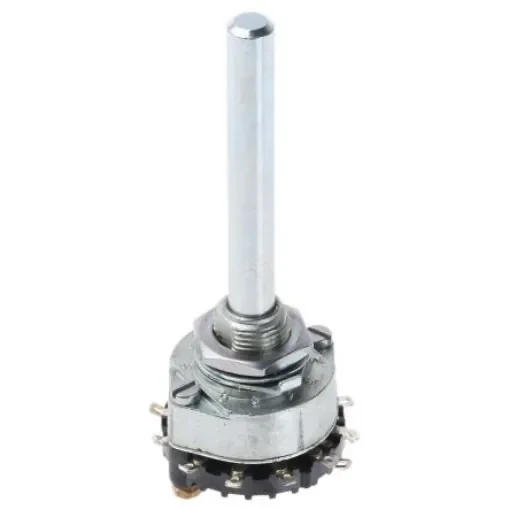 Lorlin, 12 Position SPST Rotary Switch, 1 A @ 12 V, Solder - RA01A12BSSMS0X product image